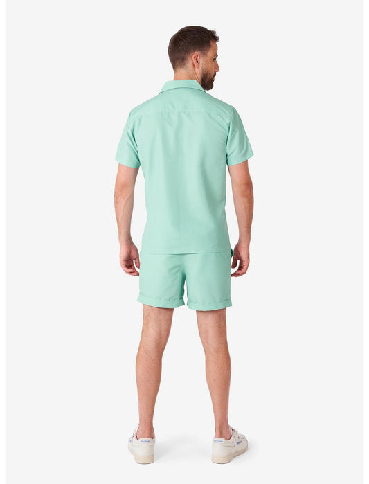 Magic Mint Summer Button-Up Shirt and Short - US 5478