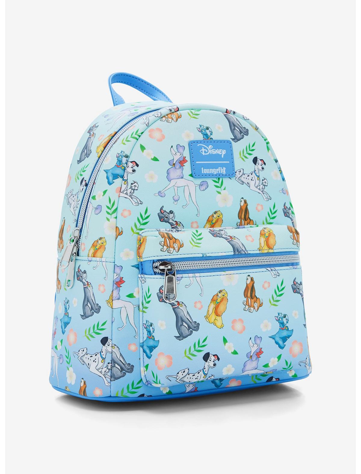 Loungefly Disney Dogs Floral Mini Backpack - US 5561