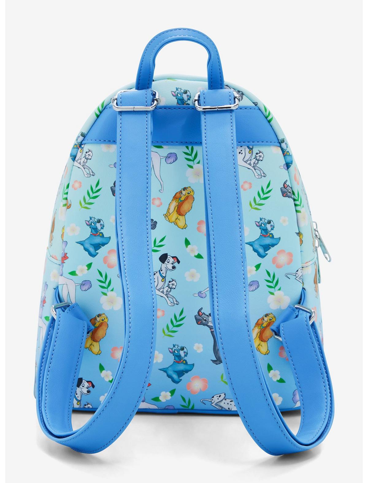 Loungefly Disney Dogs Floral Mini Backpack - US 5561
