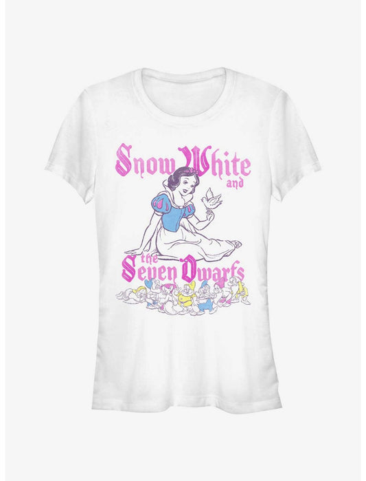 Disney Snow White and the Seven Dwarfs Pop Snow White Girls T-Shirt - US 4651