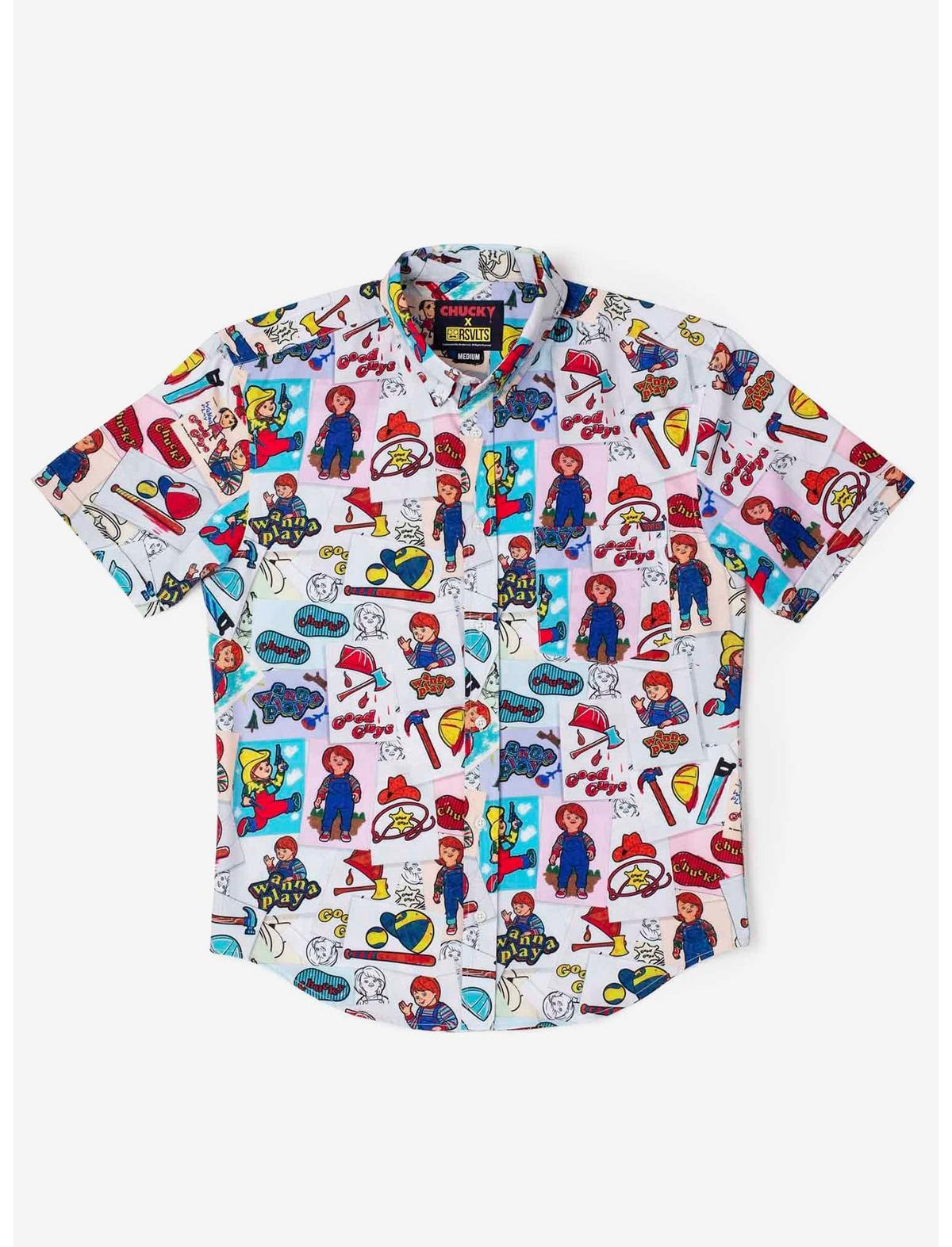Chucky x RSVLTS "Wanna Color" Button-Up Shirt - US 8444