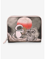 Loungefly Disney Pixar WALL-E EVE & WALL-E Plant Mini Zipper Wallet - US 7023