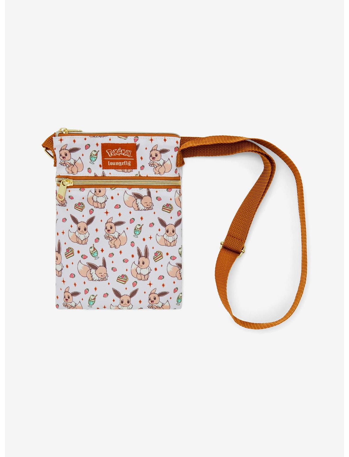 Loungefly Pokemon Eevee Desserts Passport Crossbody Bag - US 1661