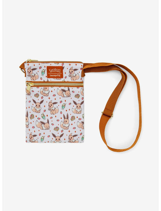 Loungefly Pokemon Eevee Desserts Passport Crossbody Bag - US 1661