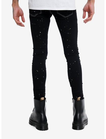 Black Skull Weapon Patches Stinger Jeans - US 9470