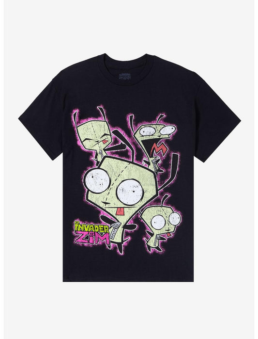 Invader Zim GIR Distressed Collage T-Shirt - US 9626