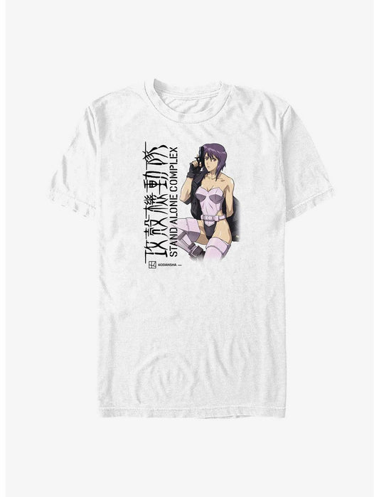 Ghost in the Shell Motoko Kusanagi Stand Alone Complex Big & Tall T-Shirt - US 9632