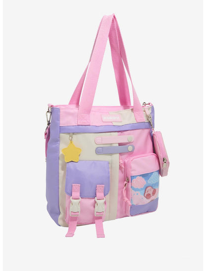 Kirby Pastel Cargo Tote Bag With Coin Purse - US 9048