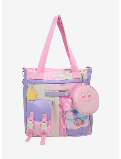 Kirby Pastel Cargo Tote Bag With Coin Purse - US 9048