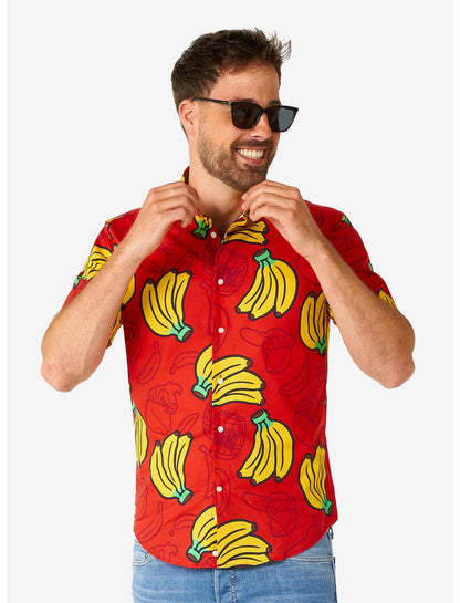 Donkey Kong Short Sleeve Button-Up Shirt - US 3079