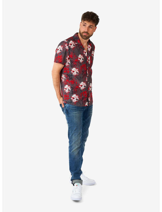 Friday the 13th Short Sleeve Button-Up Shirt - US 5889