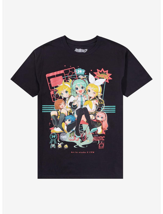 Hatsune Miku & Friends Group T-Shirt - US 3681