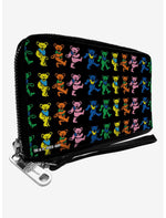 Grateful Dead Dancing Bears Zip Around Wallet - US 9481