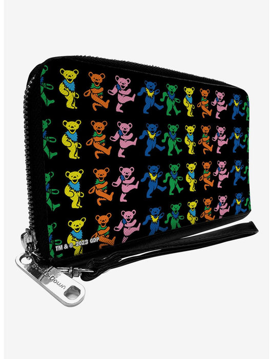 Grateful Dead Dancing Bears Zip Around Wallet - US 9481