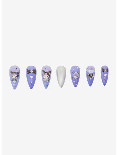 Kuromi Dress-Up Faux Nail Set - US 0460