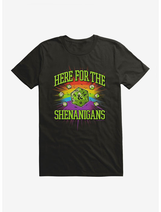 Dungeons & Dragons Here For The Shenanigans T-Shirt - US 6062