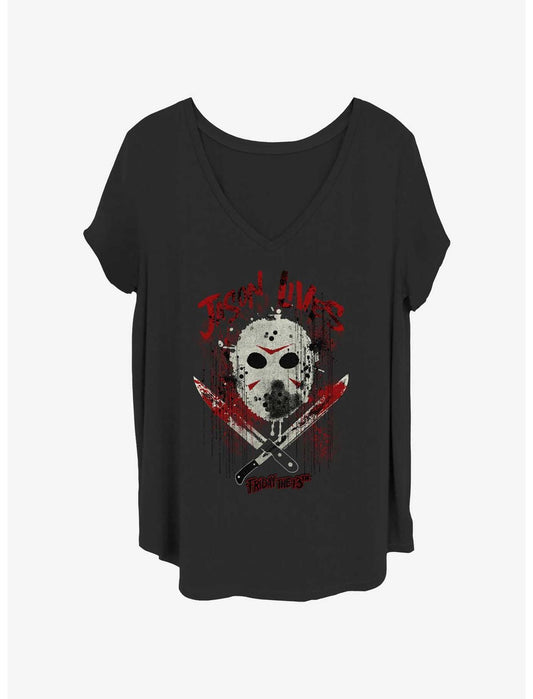 Friday the 13th Jason Lives Girls T-Shirt Plus Size - US 9990
