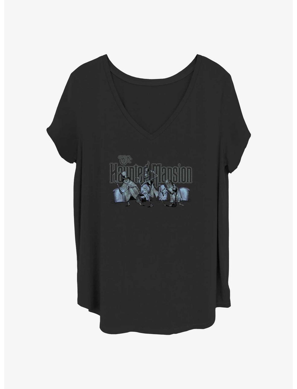 Disney The Haunted Mansion Three Ghoulish Dudes Girls T-Shirt Plus Size - US 4069