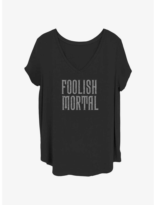 Disney The Haunted Mansion Foolish Mortal Girls T-Shirt Plus Size - US 0321