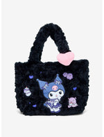 Kuromi Baku Lolita Fuzzy Crossbody Medium Tote Bag - US 7606