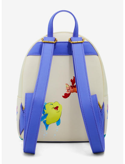 Loungefly Disney The Little Mermaid Ariel Sea Flowers Mini Backpack - US 5434