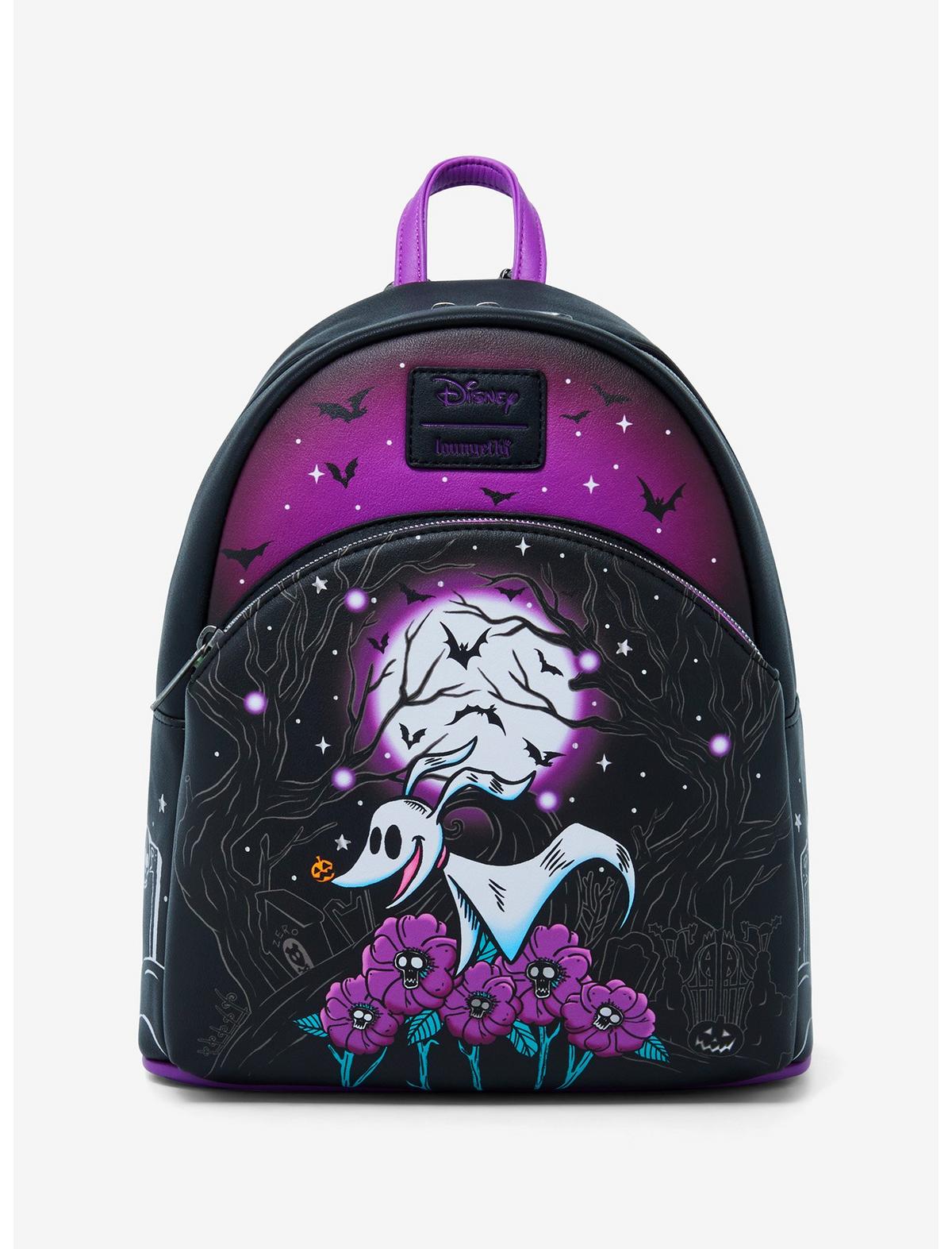 Loungefly The Nightmare Before Christmas Zero Moon Doodle Mini Backpack - US 0738