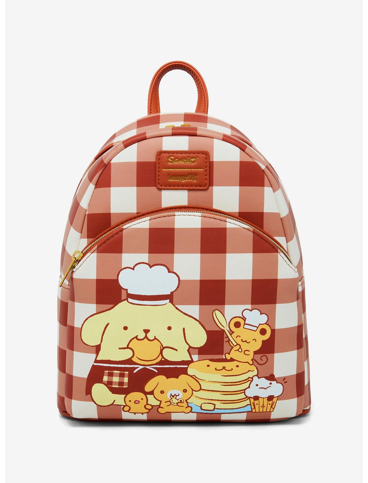 Loungefly Pompompurin Bakery Gingham Mini Backpack - US 8551