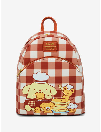 Loungefly Pompompurin Bakery Gingham Mini Backpack - US 8551