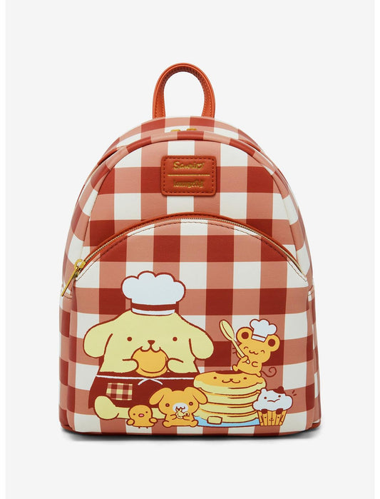 Loungefly Pompompurin Bakery Gingham Mini Backpack - US 8551
