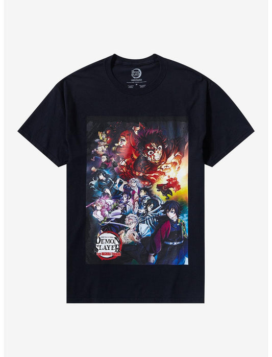Demon Slayer: Kimetsu No Yaiba To The Hashira Training Poster T-Shirt - US 6000