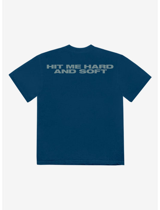 Billie Eilish Hit Me Hard And Soft Blue Two-Sided T-Shirt Hot Topic Exclusive - US 6528
