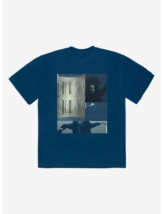 Billie Eilish Hit Me Hard And Soft Blue Two-Sided T-Shirt Hot Topic Exclusive - US 6528