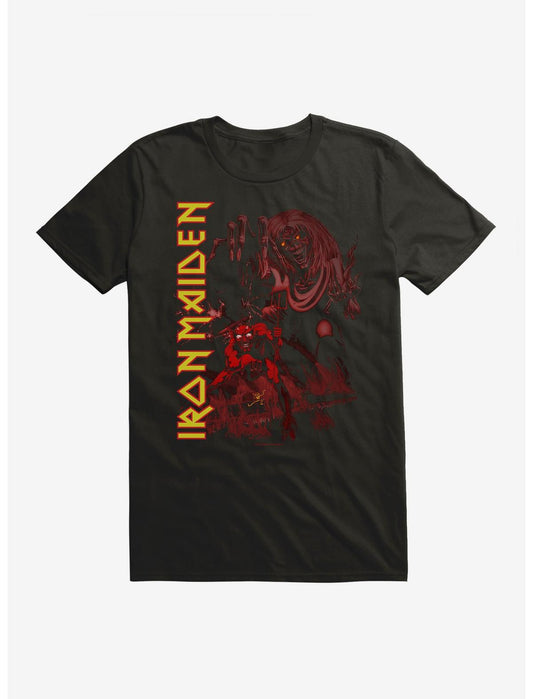 Iron Maiden The Number Of The Beast Red Cover T-Shirt - US 7201