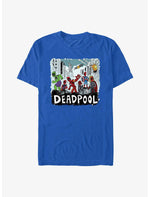 Marvel Deadpool & Wolverine Team Deadpool Avengers T-Shirt - US 0685