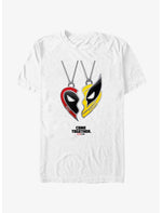 Marvel Deadpool & Wolverine Heart Friendship Necklace T-Shirt - US 8982