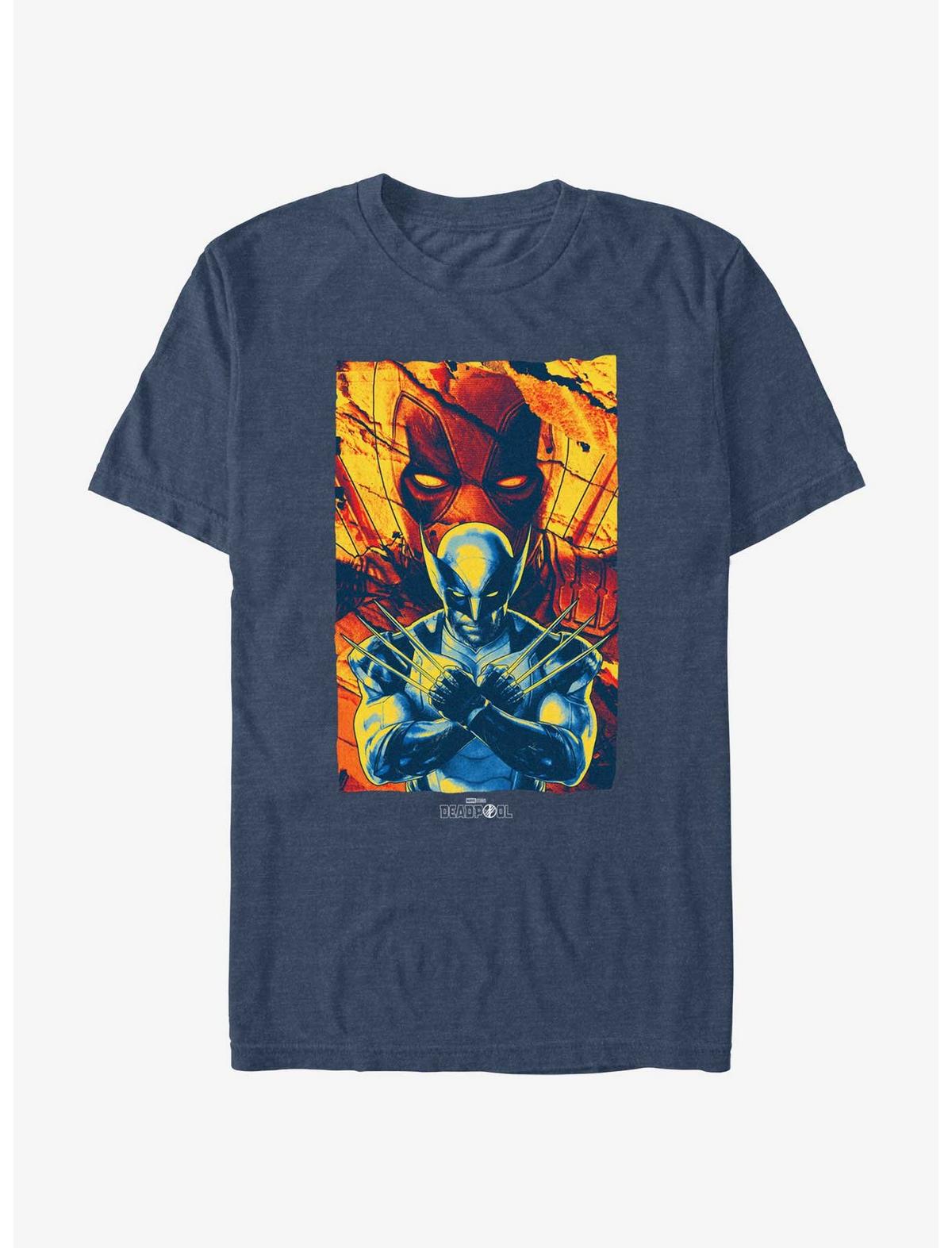 Marvel Deadpool & Wolverine Deadpool Rising T-Shirt - US 0041