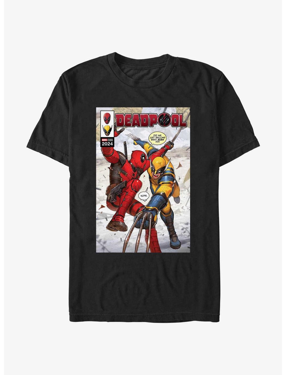 Marvel Deadpool & Wolverine Best Friends Comic T-Shirt - US 4960