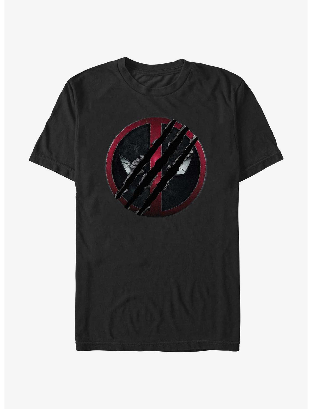 Marvel Deadpool & Wolverine Clawed Deadpool Emblem T-Shirt - US 5636