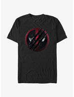 Marvel Deadpool & Wolverine Clawed Deadpool Emblem T-Shirt - US 5636
