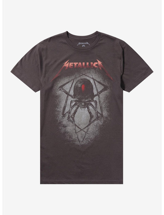 Metallica Black Widow Skull T-Shirt - US 2894