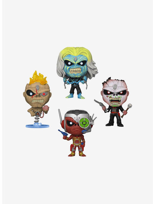 Funko Pop! Rocks: Iron Maiden Eddie 4-Pack (Glow in The Dark Box Set) - US 5973