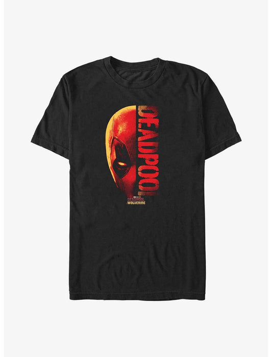 Marvel Deadpool & Wolverine Half Deadpool Big & Tall T-Shirt - US 0739