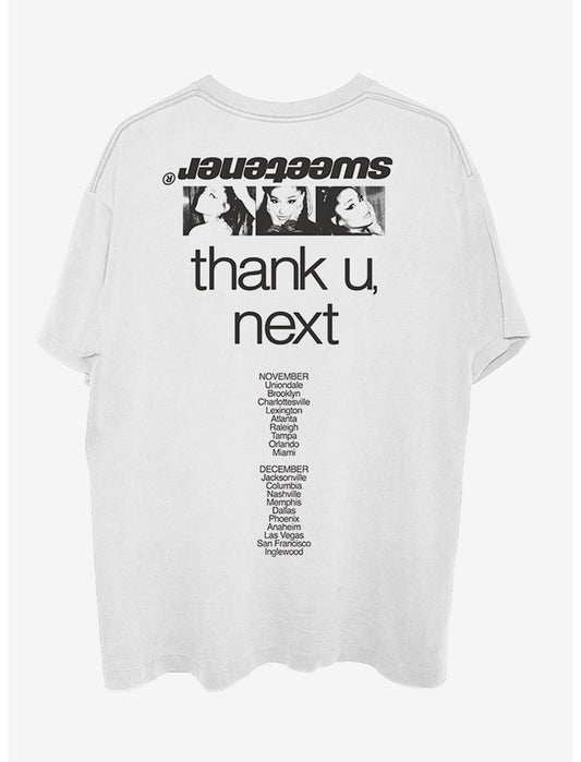 Ariana Grande Sweetener World Tour Double-Sided T-Shirt - US 7527