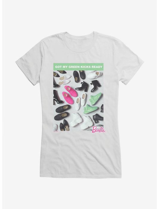 Barbie St. Patrick's Day Green Kicks Girls T-Shirt - US 8543