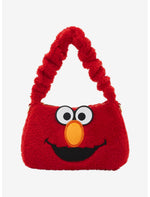 Loungefly Sesame Street Elmo Fuzzy Shoulder Bag - US 0177