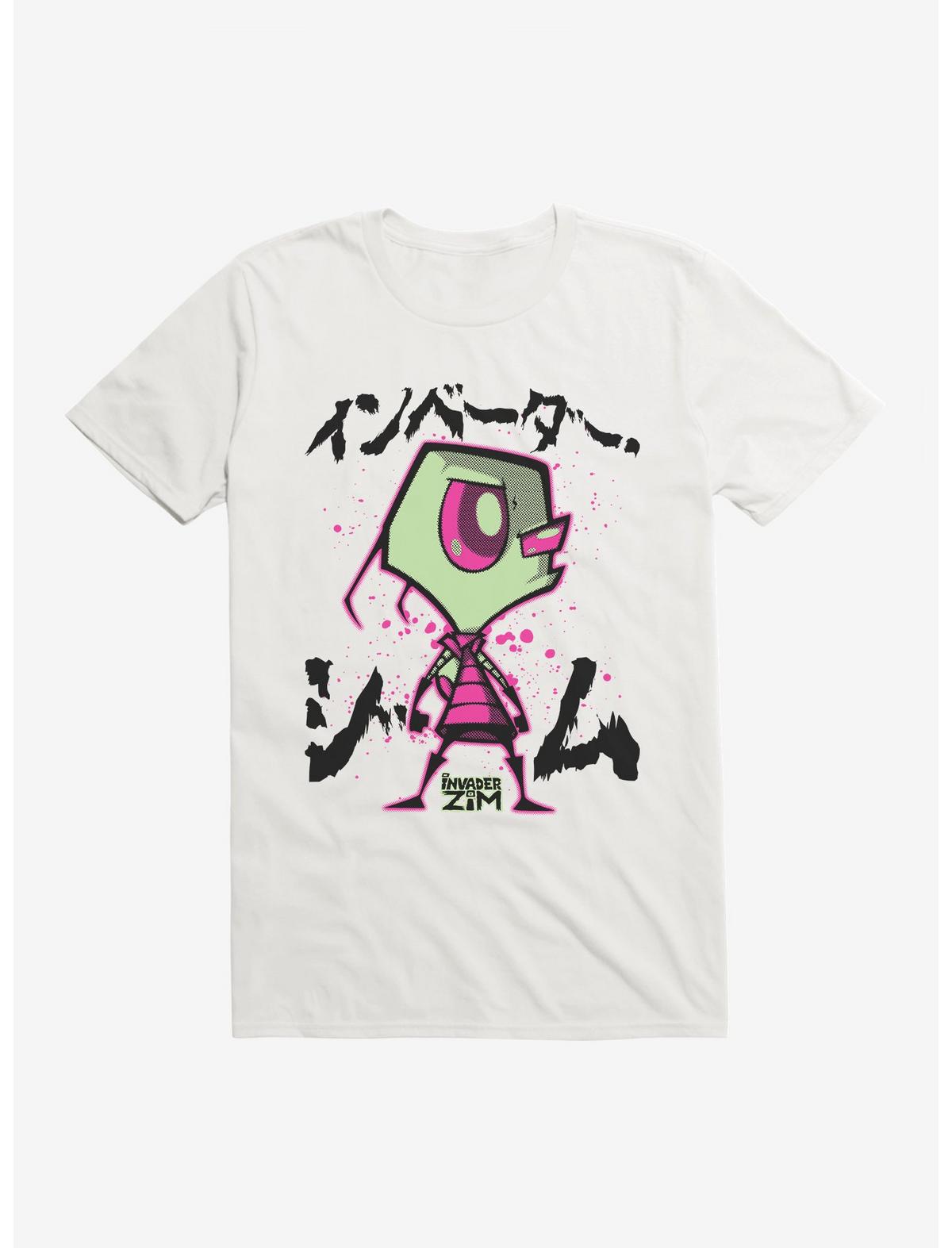 Invader Zim Pink Splatter Zim T-Shirt - US 8602