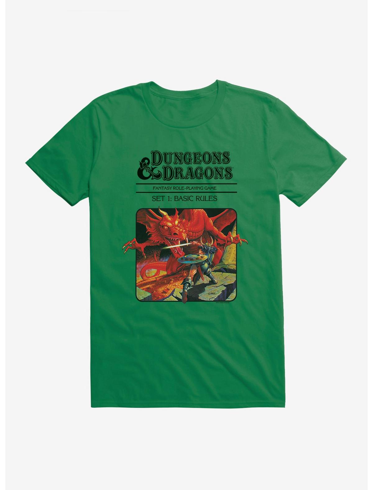 Dungeons & Dragons Vintage Dragon and the Knight T-Shirt - US 3419