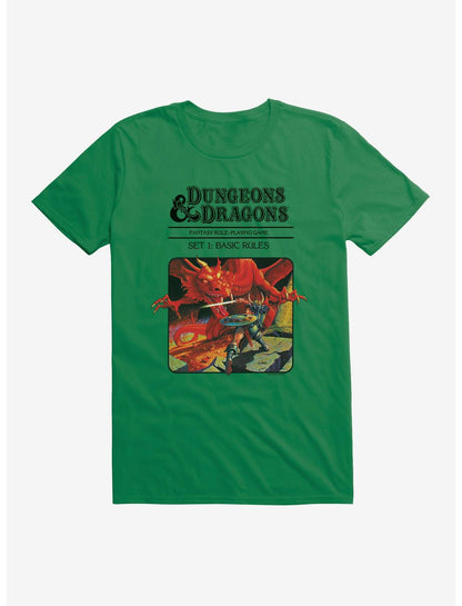 Dungeons & Dragons Vintage Dragon and the Knight T-Shirt - US 3419