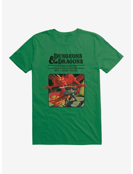 Dungeons & Dragons Vintage Dragon and the Knight T-Shirt - US 3419