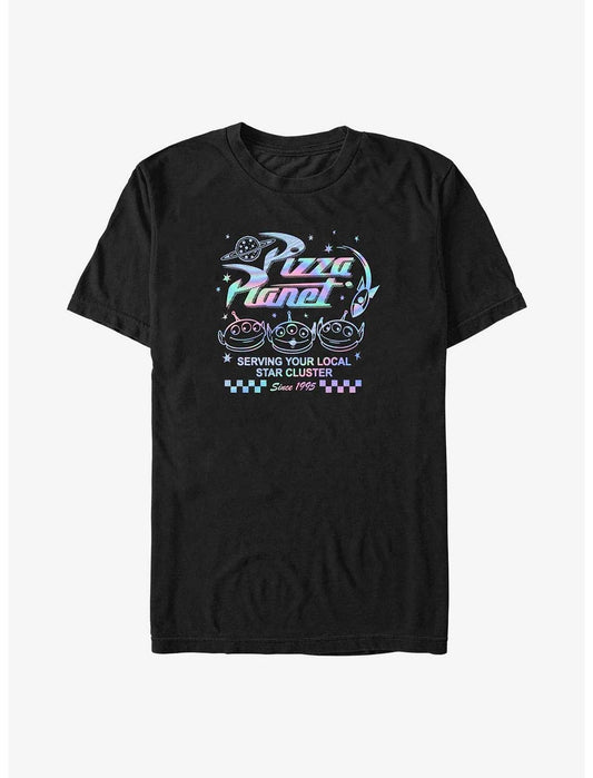 Disney Pixar Toy Story Pizza Planet Holographic Big & Tall T-Shirt - US 8347